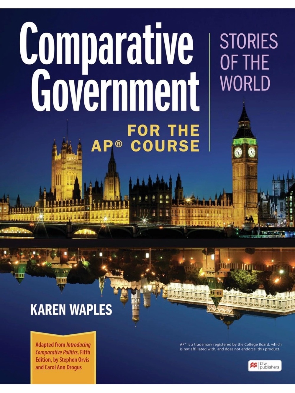 Comparative Government for the AP Course textbook by Karen Waples #ap #governmen